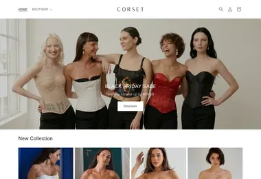 Скриншот corset.ge