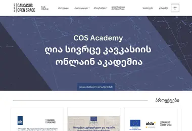 Screenshot of cos.ge