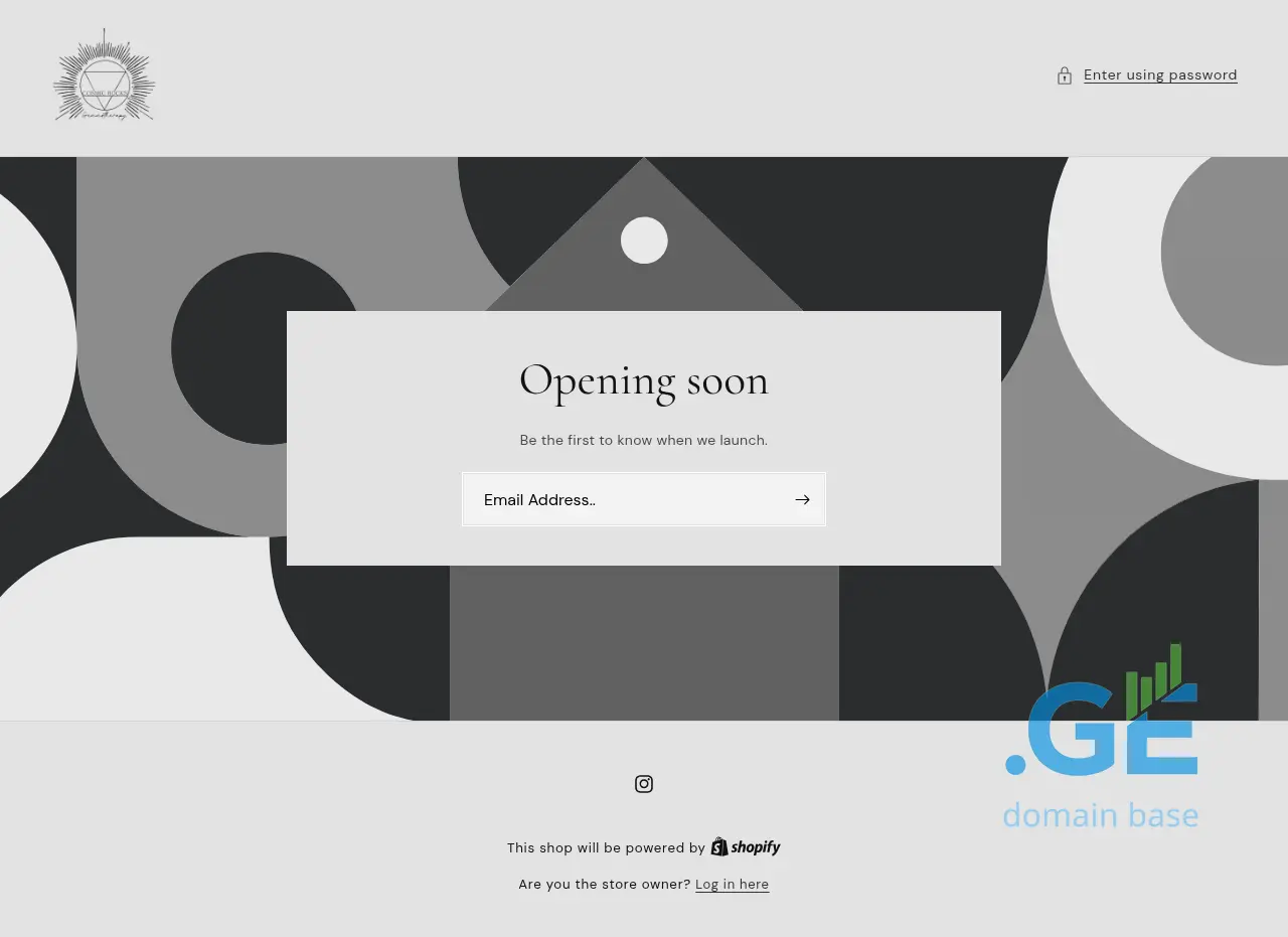 Screenshot of the site cosmicrocks.ge at 2025-10-05