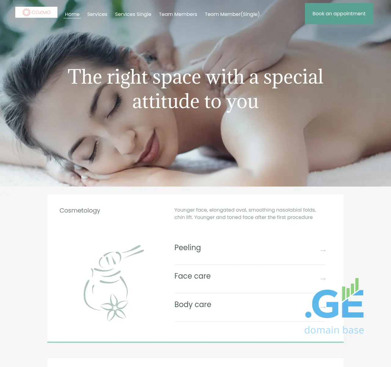 Screenshot of the site cozmo.ge at 2025-11-07