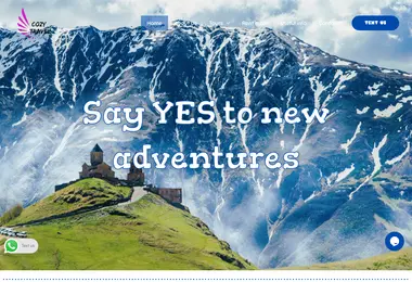 Скриншот cozytravel.ge