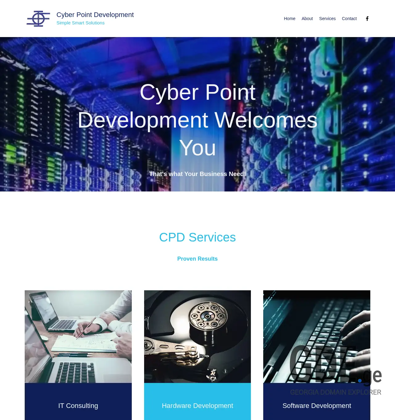 Screenshot of the site cpd.ge at 2025-11-30