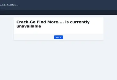 Screenshot of crack.ge