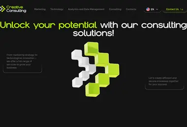 creativeconsulting.ge-ის ეკრანის სურათი