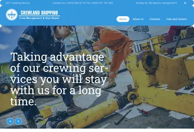 crewland.ge-ის ეკრანის სურათი