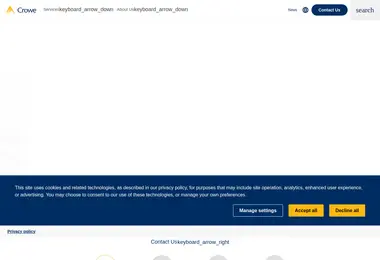 Screenshot of crowe.ge