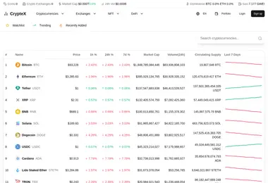 Screenshot of cryptex.ge