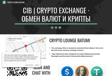 Screenshot of cryptoinbatumi.ge