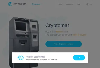 Screenshot of cryptomat.ge