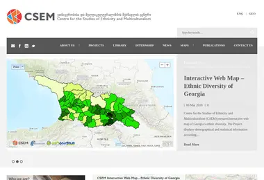 Screenshot of csem.ge