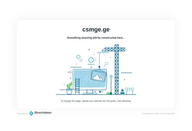 Screenshot of csmge.ge