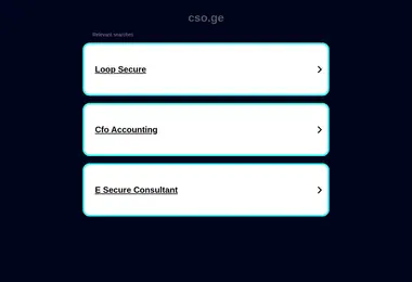 Screenshot of cso.ge