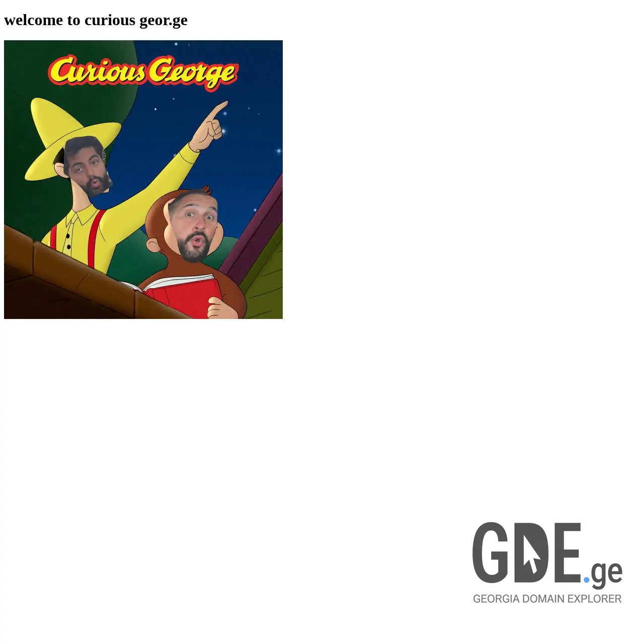 Screenshot of the site curiousgeor.ge at 2025-12-07