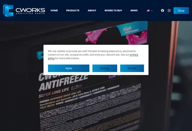 Скриншот cworks.ge