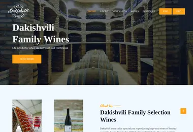 Скриншот dakishvili.ge