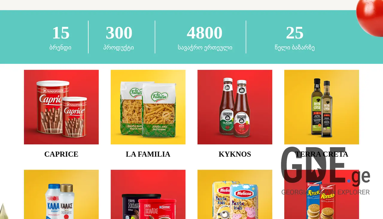 Screenshot of the site dakogroup.ge at 2025-12-07