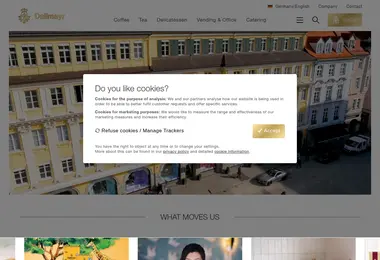 Screenshot of dallmayr.ge