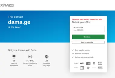 Screenshot of dama.ge