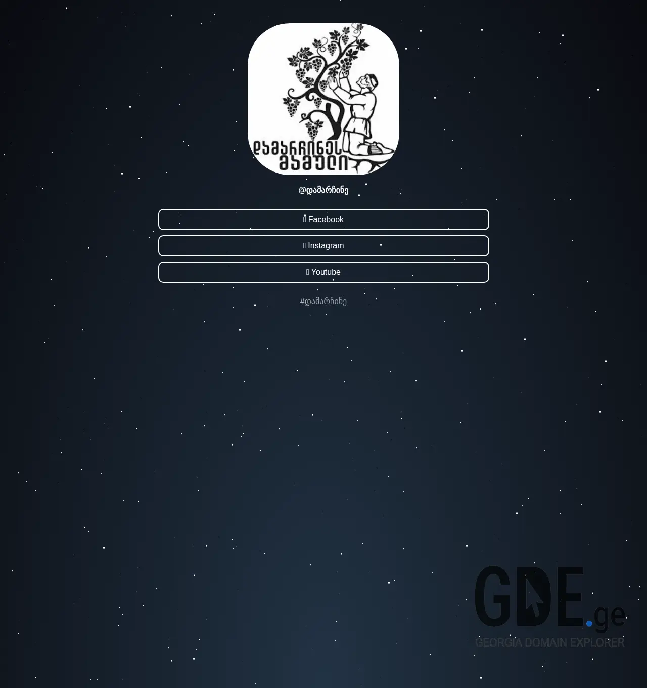 Screenshot of the site damarchine.ge at 2025-11-30