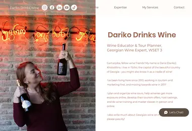 darikodrinkswine.ge-ის ეკრანის სურათი