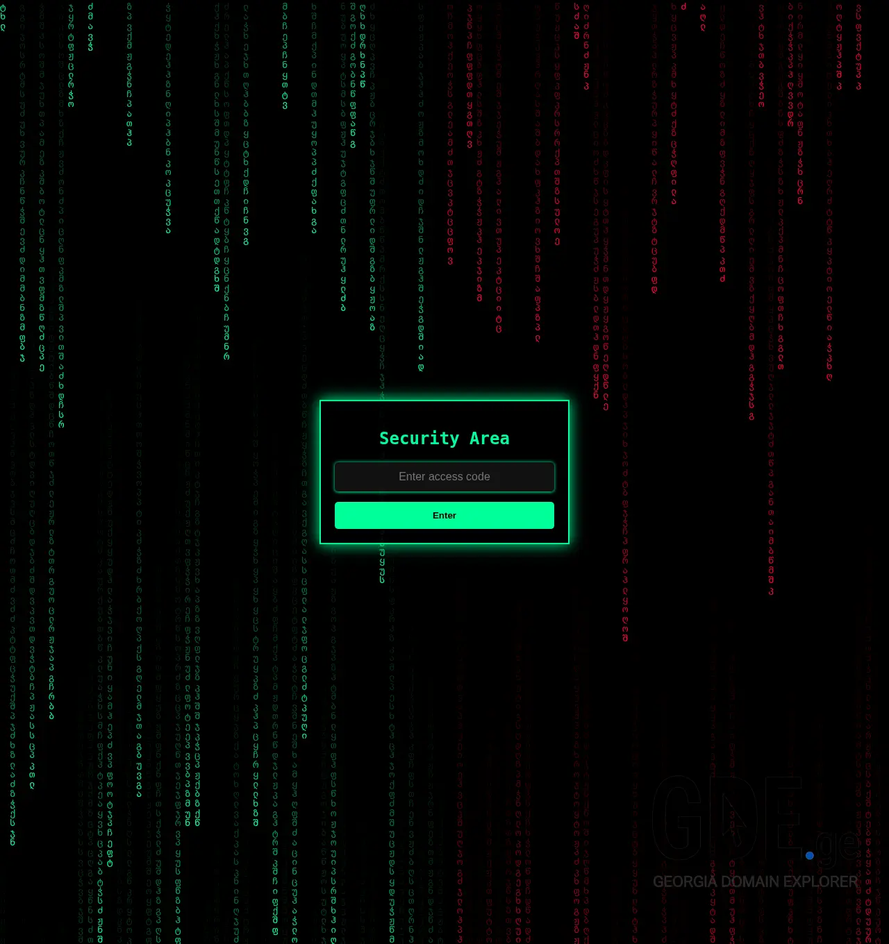 Screenshot of the site darkweb.ge at 2025-11-30