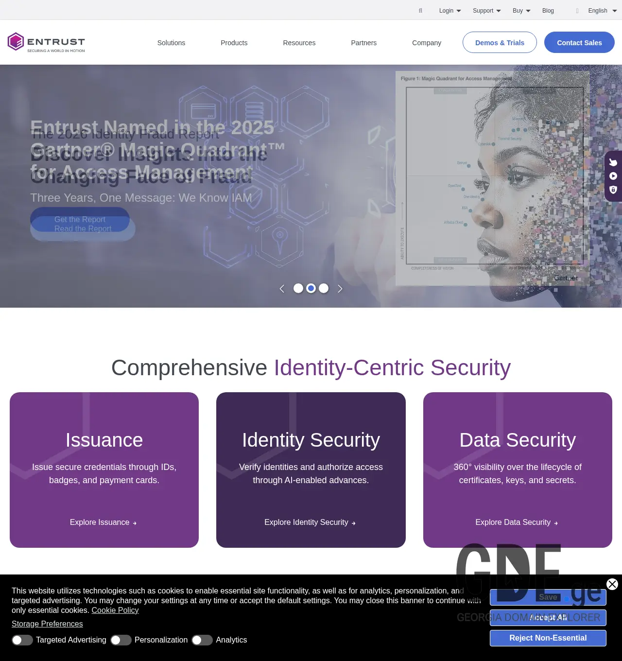 Screenshot of the site datacard.ge at 2025-11-30
