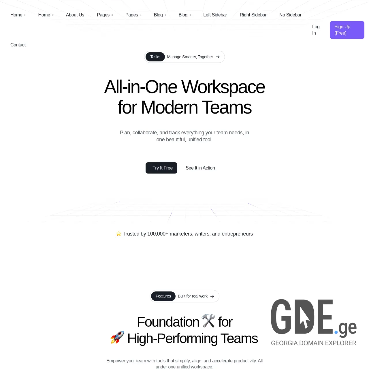 Screenshot of the site datacore.ge at 2026-01-16