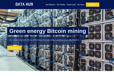 Screenshot of datahub.ge