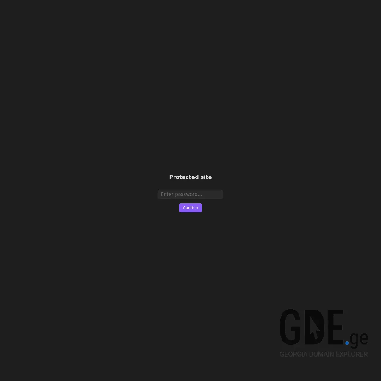 Screenshot of the site davidov.ge at 2025-12-07