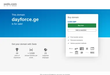 Screenshot of dayforce.ge