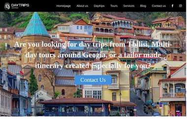 Screenshot of daytrips.ge