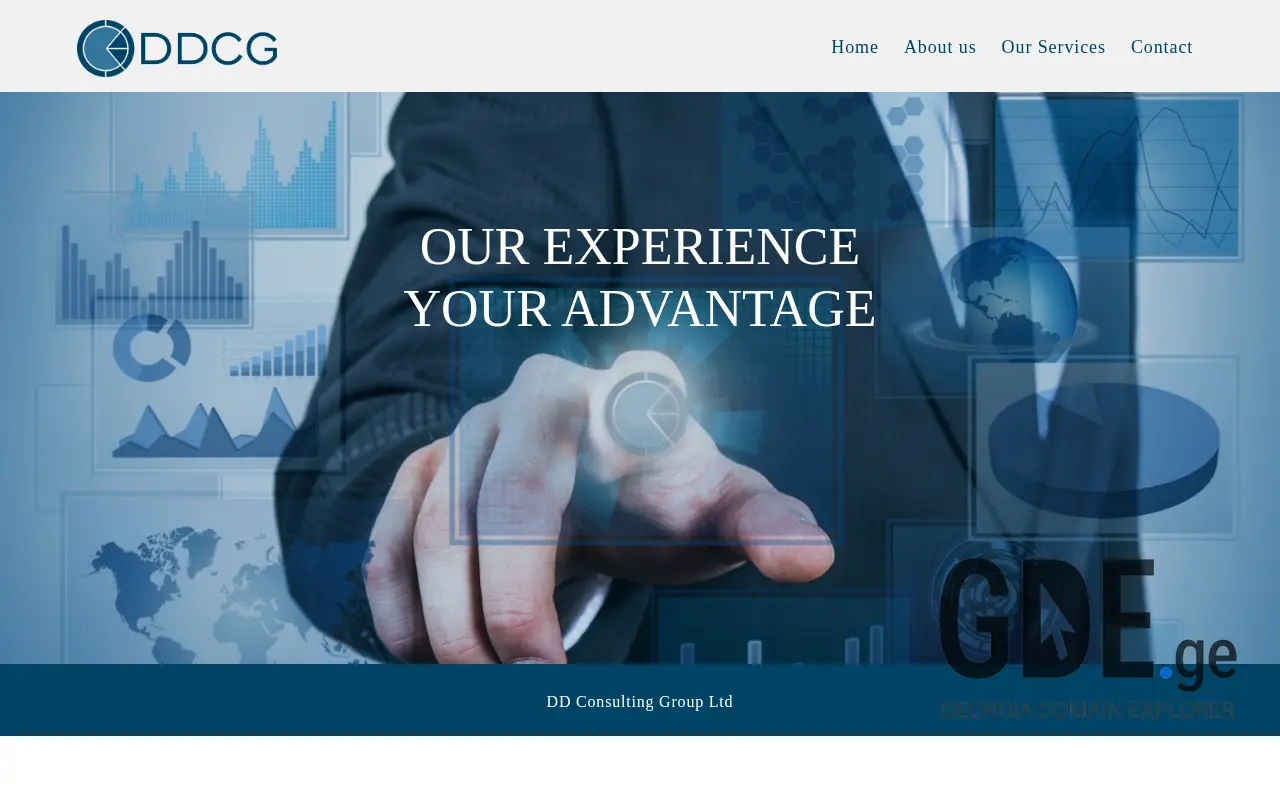 Screenshot of the site ddcg.ge at 2025-11-28