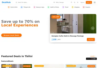 dealhub.ge-ის ეკრანის სურათი