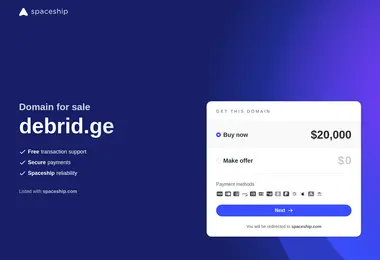 Screenshot of debrid.ge