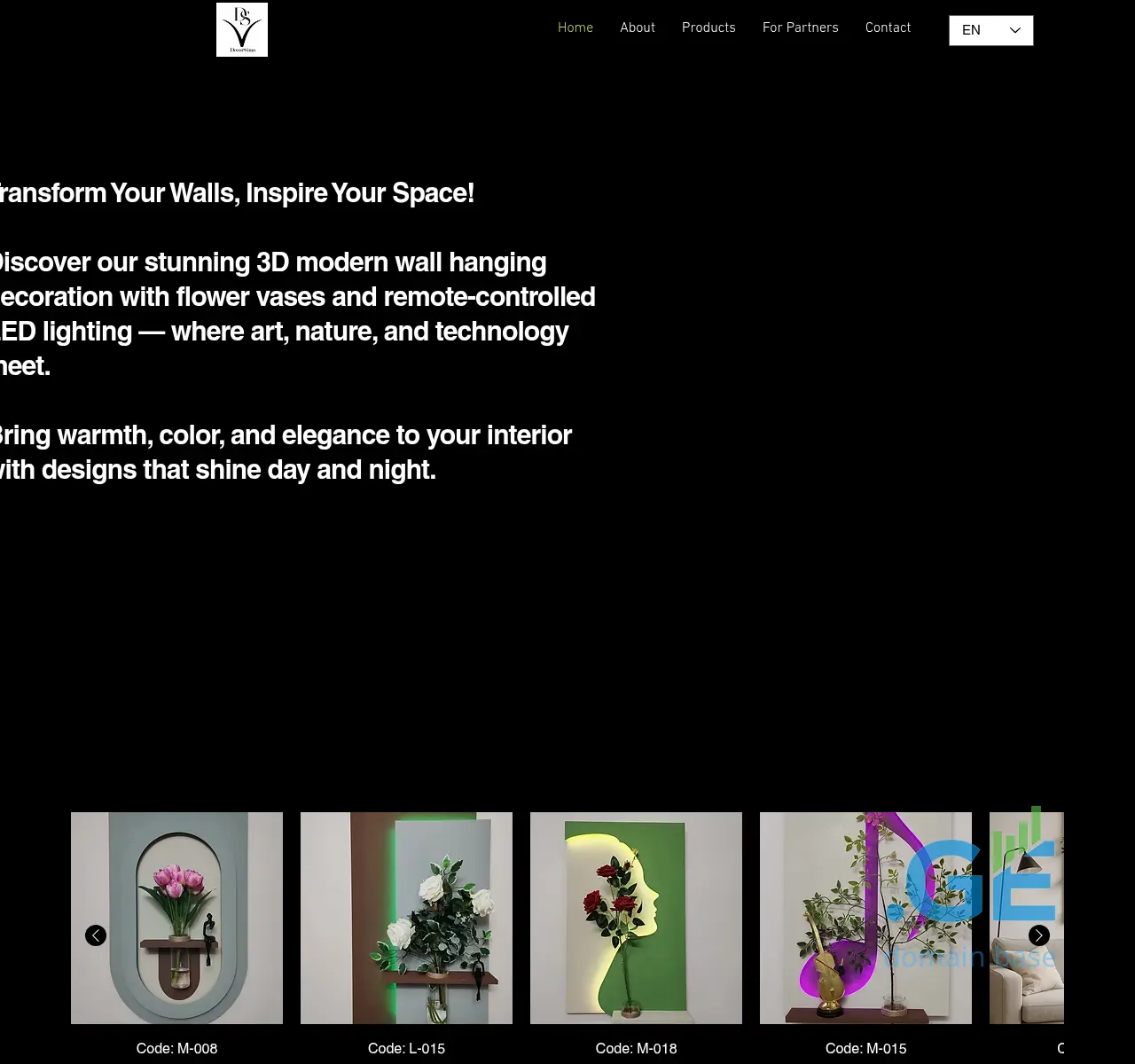 Screenshot of the site decorsimo.ge at 2025-11-17