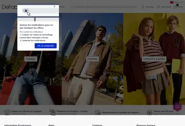Screenshot of defacto.ge