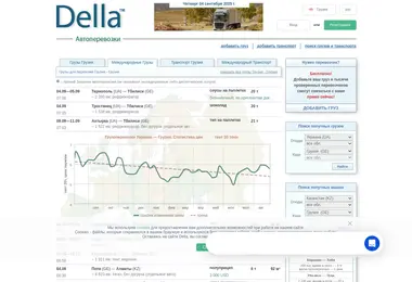 Screenshot of della.ge