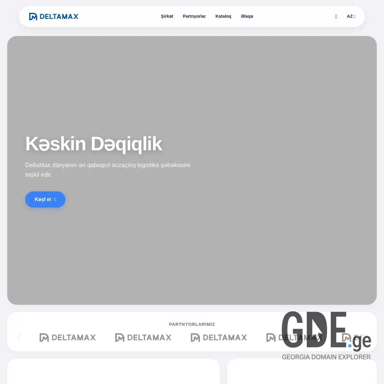 Screenshot of the site deltapharm.ge at 2026-02-26