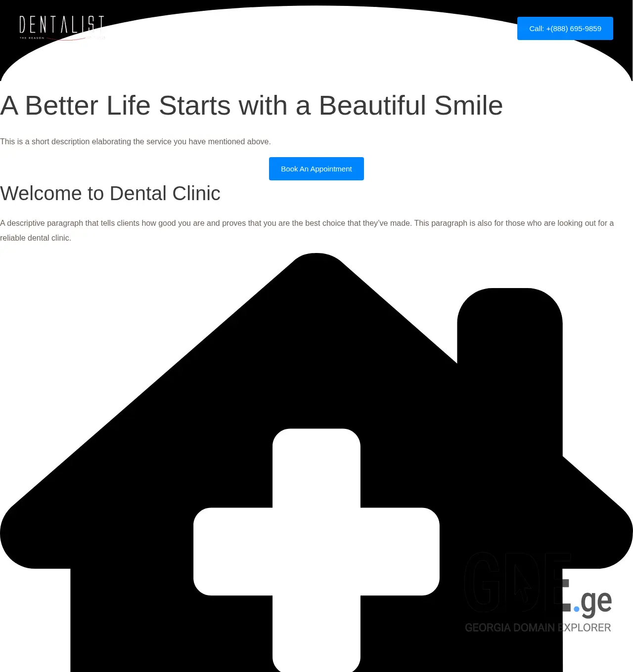 Screenshot of the site dentalist.ge at 2025-11-30