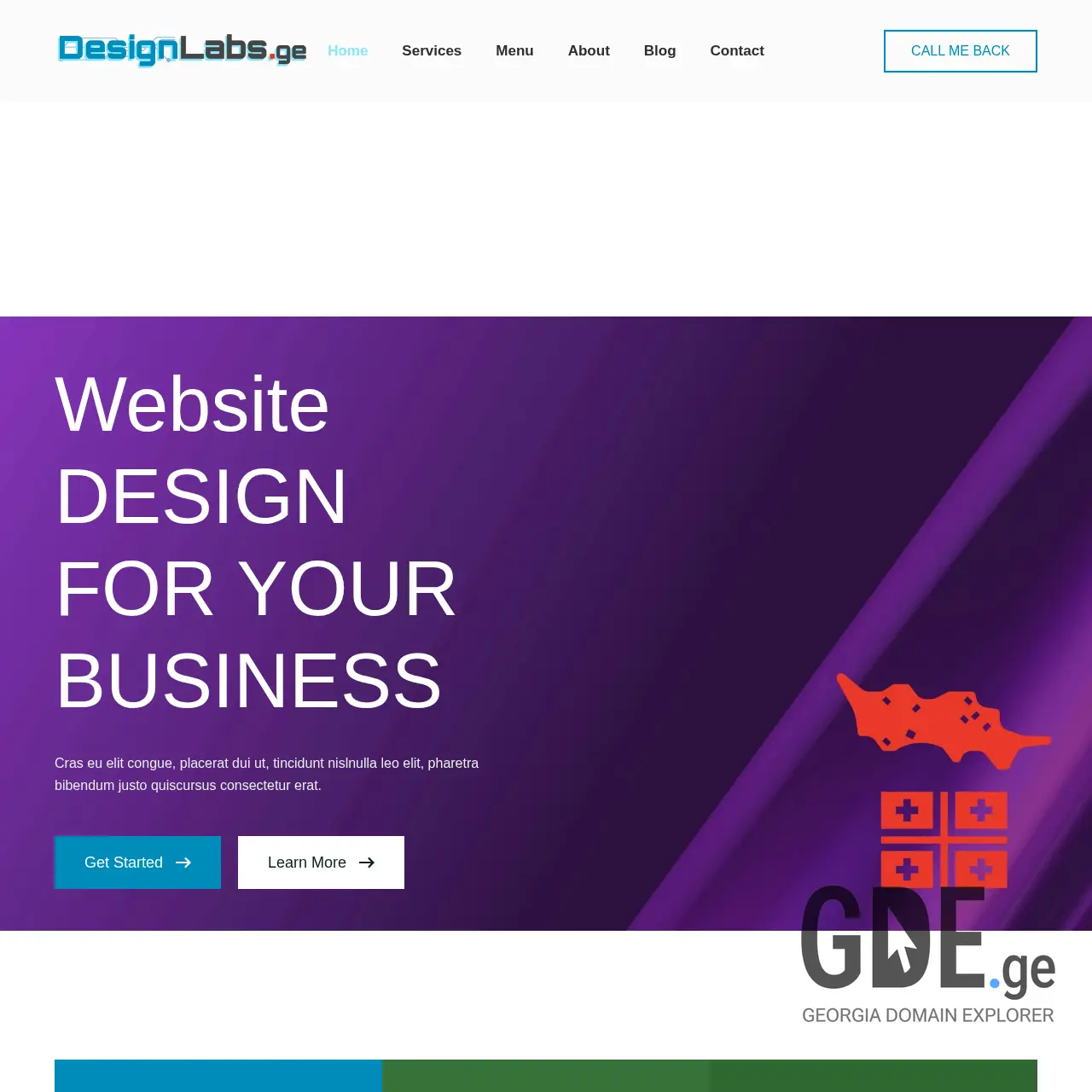 Screenshot of the site designlabs.ge at 2025-12-11