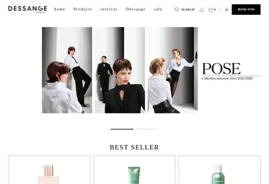 Скриншот dessange.ge