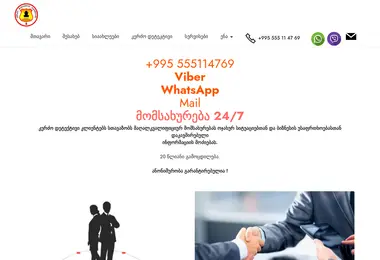 Screenshot of detectives.ge