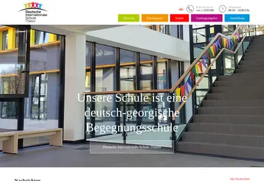 Screenshot of deutscheschule.ge