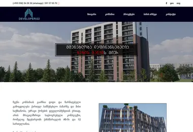 Скриншот developeri22.ge