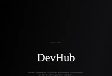 Скриншот devhub.ge