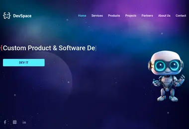 Скриншот devspace.ge