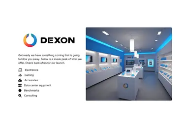 Скриншот dexon.ge