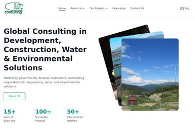 Скриншот dgcons.ge