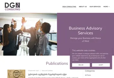 Скриншот dgn.ge