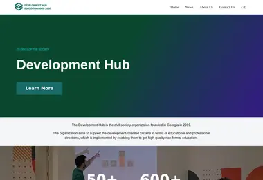 Скриншот dh.org.ge